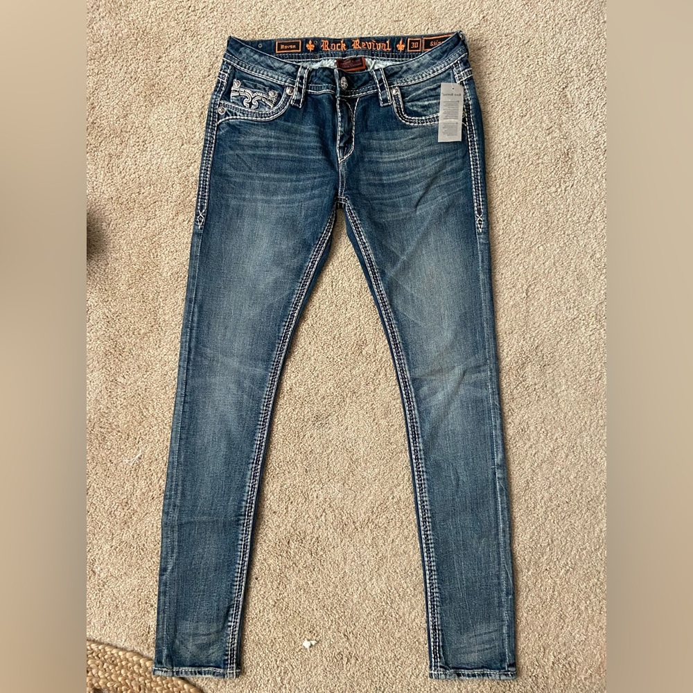 Rock Revival Raven Skinny Jeans